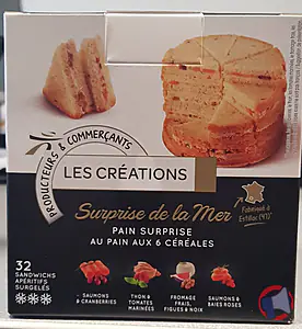 Rappel produit Surprise de la Mer Les Créations
