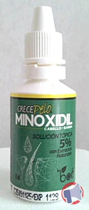 Rappel produit Topical solution 5% "MINOXIDIL" CRECE PELO