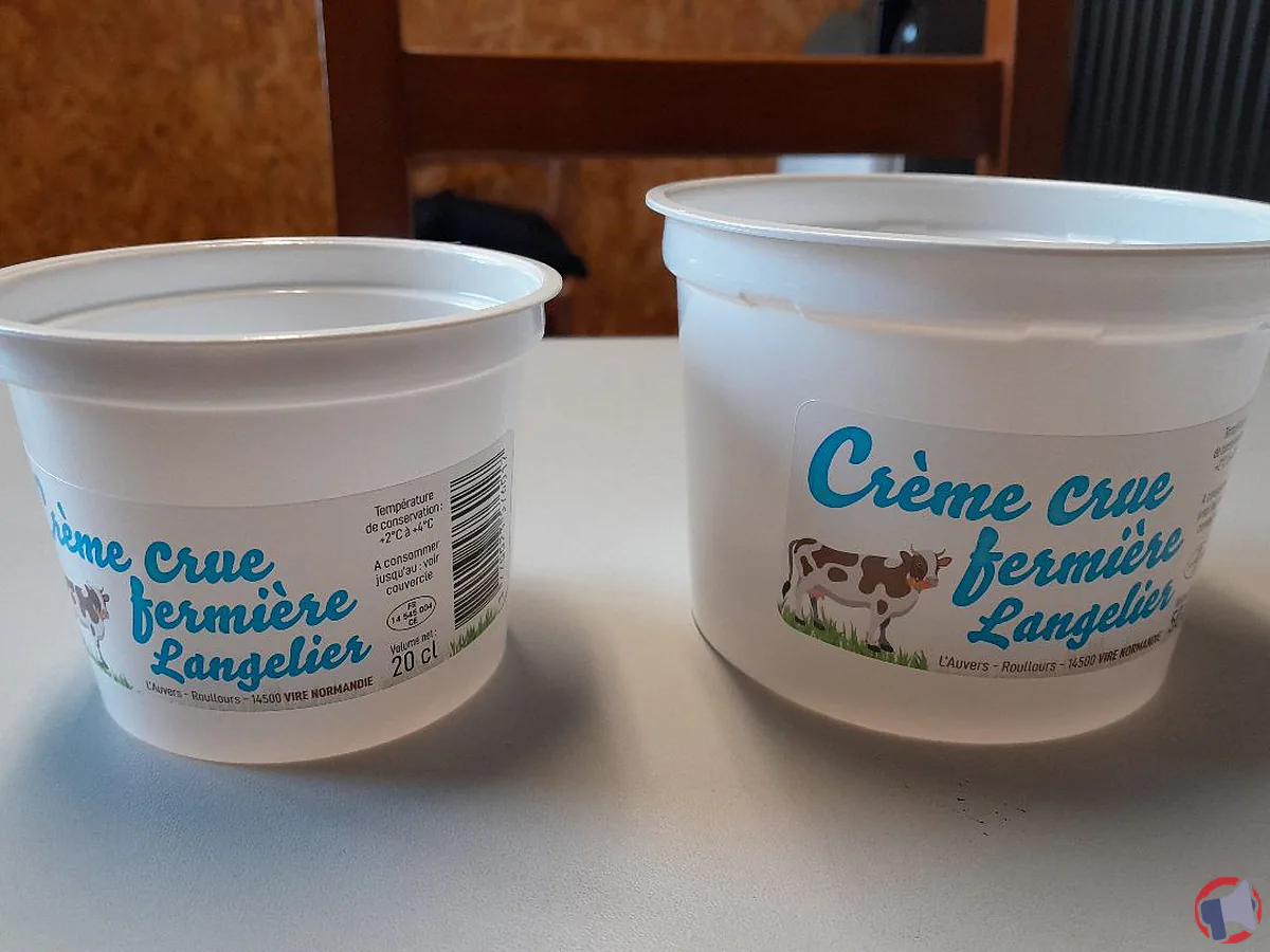 Rappel de produit : Crème crue fermière Vlangelier vendue chez Leclerc et Intermarché à Vire Normandie