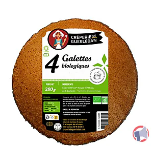 Rappel produit Galettes biologiques Crêperie de Guerlédan