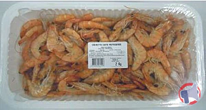 Rappel produit Crevettes entières cuites réfrigérées