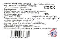 Rappel produit Crevettes entières cuites réfrigérées vrac origine Equateur 30/50 (photo numéro 2)