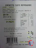 Rappel produit Crevettes entières cuites réfrigérées (photo numéro 2)