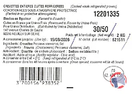 Rappel produit Crevettes roses cuites étal poissonnerie (photo numéro 2)