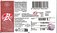 Rappel produit Crevettes roses cuites étal poissonnerie (photo numéro 4)