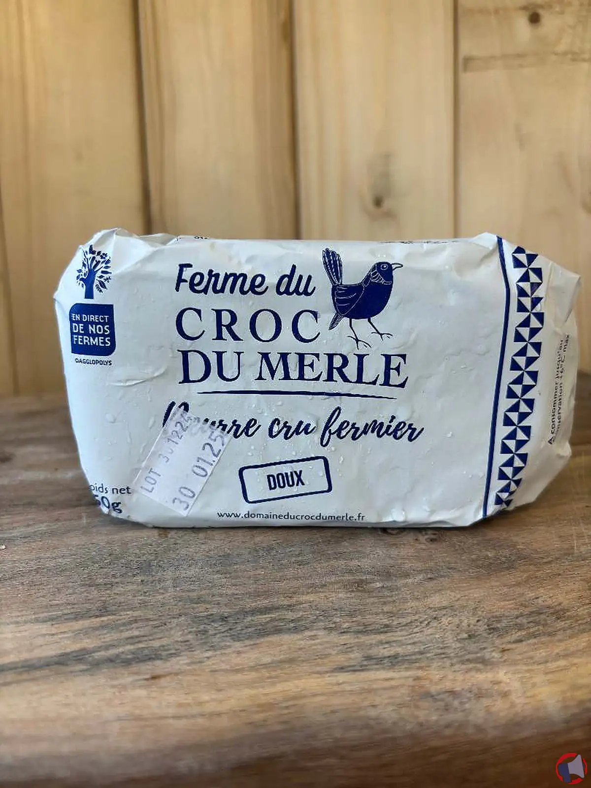 Rappel de beurre Croc du merle pour risque de listériose