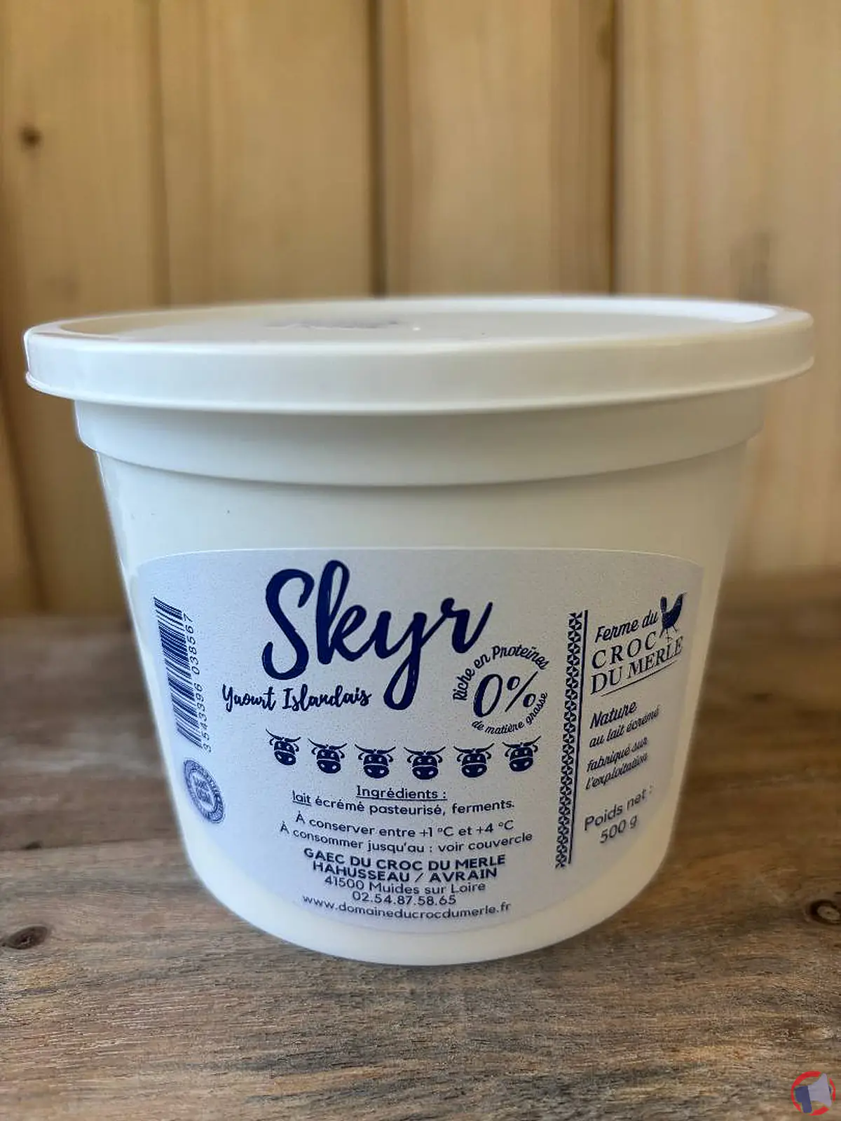 Rappel produit : skyr Croc du merle pour risque de listériose