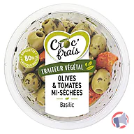 Rappel produit OLIVES & TOMATES MI-SECHEES - BASILIC 150G CROC'FRAIS (photo numéro 1)