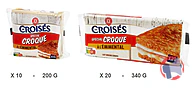 Rappel produit FROMAGE FONDU SPÉCIAL CROQUE À l'EMMENTAL x10(200G) et x20 (340G) LES CROISÉS