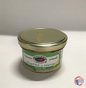 Rappel produit Rillettes de Sardine Crustarmor, Crustine