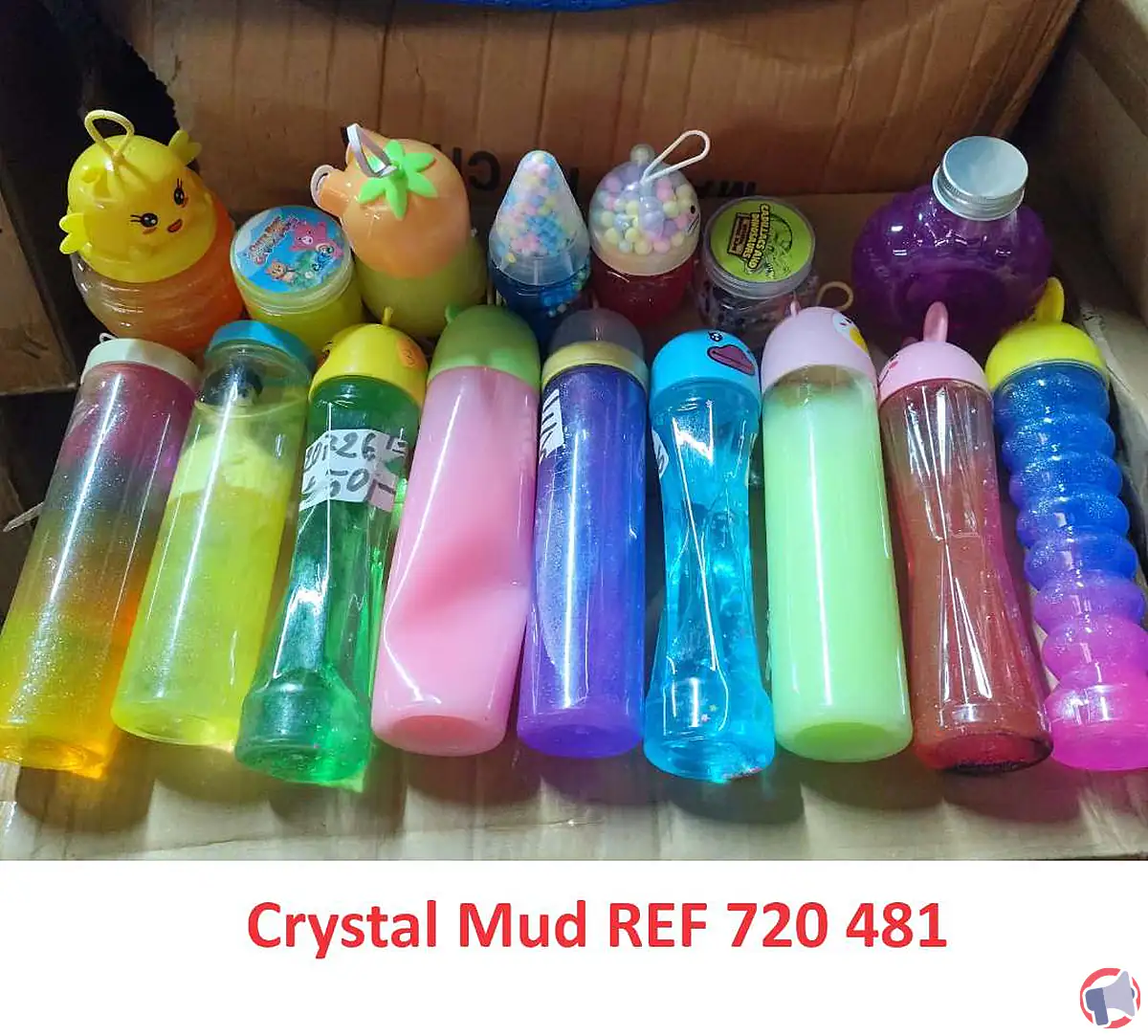 Rappel : crystal mud jouet slime boue cristal