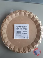 Rappel produit 50 Assiettes carton kraft design 23 cm - référence cod.PBK23-50 numéro de lot Lote F90886 Ctouvert (photo numéro 2)