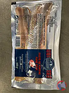 Rappel produit Filets de hareng doux fumé La Cuisine du Poissonnier