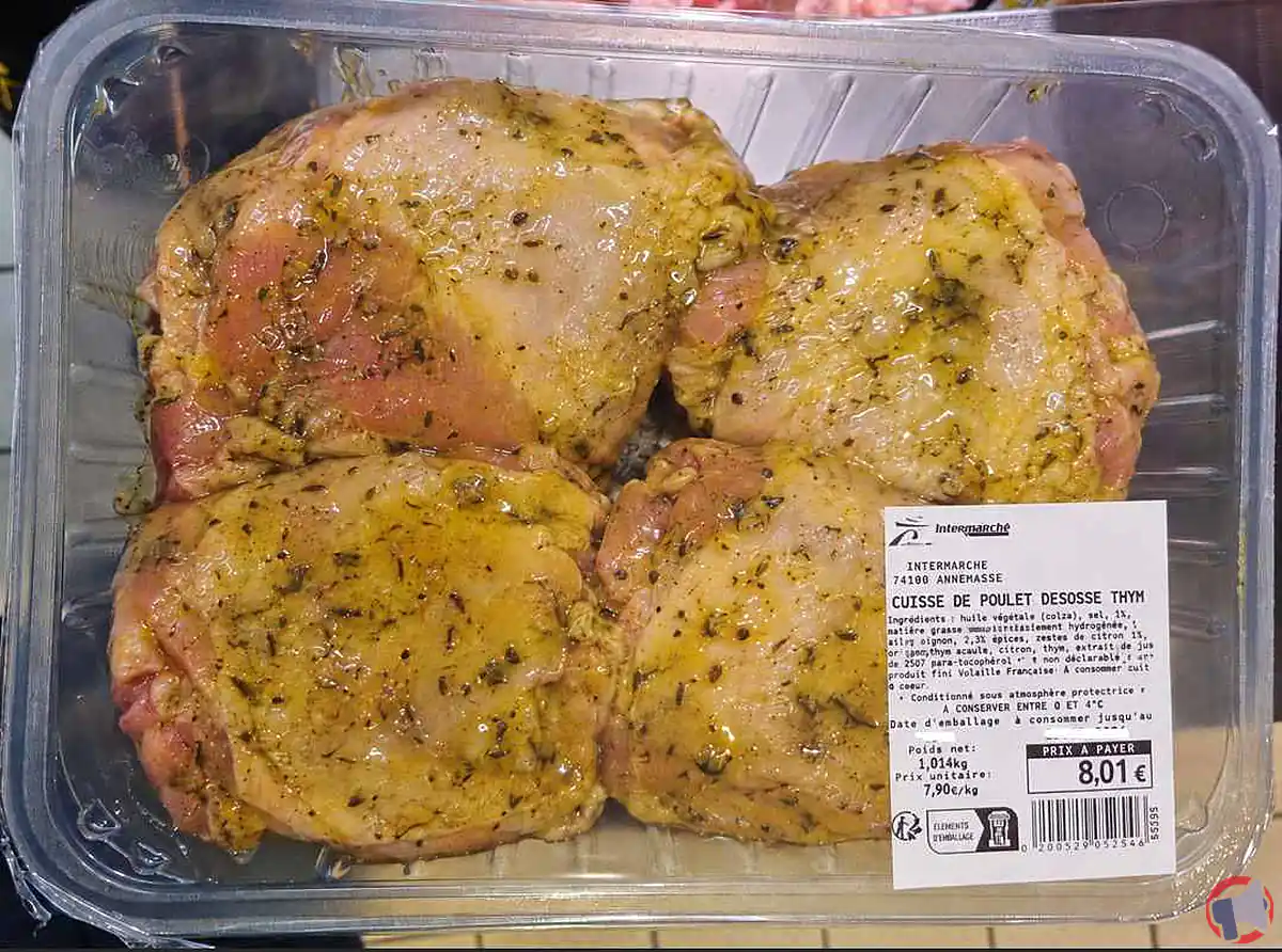 Rappel cuisse de poulet désossée marinée : que faire si vous en avez acheté ?