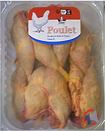 Rappel produit Cuisse de poulet jaune avec portion de dos (photo numéro 1)