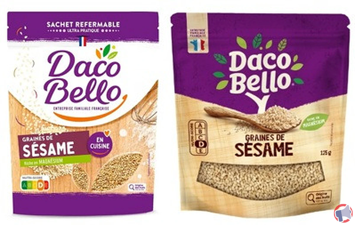 Rappel : daco bello graines de sésame 125 g