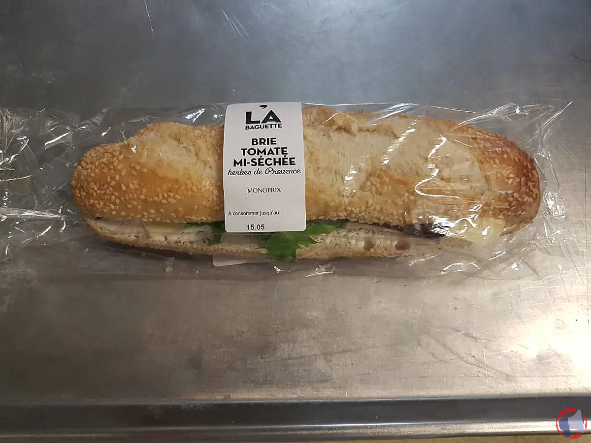 Daily monop baguette brie tomate 225g : rappel de produit alimentaire