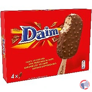 Rappel produit 4 batonnets caramel DAIM DAIM
