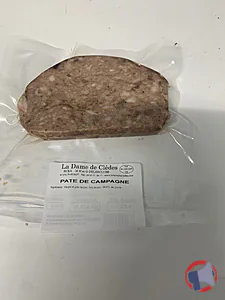 Rappel produit PATE DE CAMPAGNE La Dame de Clèdes