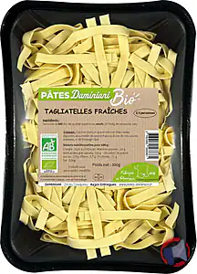 Rappel produit Tagliatelles fraiches aux oeufs BIO Daminiani