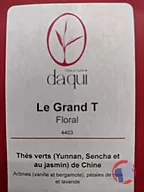 Rappel produit daqui Thé vert arômatisé Le Grand T