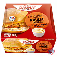 Rappel produit Le Chicken Poulet Cheddar sauce moutarde à l’ancienne Daunat (photo numéro 1)