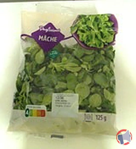 Rappel produit MACHE 125G DAYLICIOUS