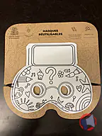 Rappel produit Masques réutilisables et coloriables DB Kids (photo numéro 1)