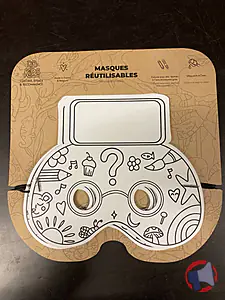 Rappel produit Masques réutilisables et coloriables DB Kids