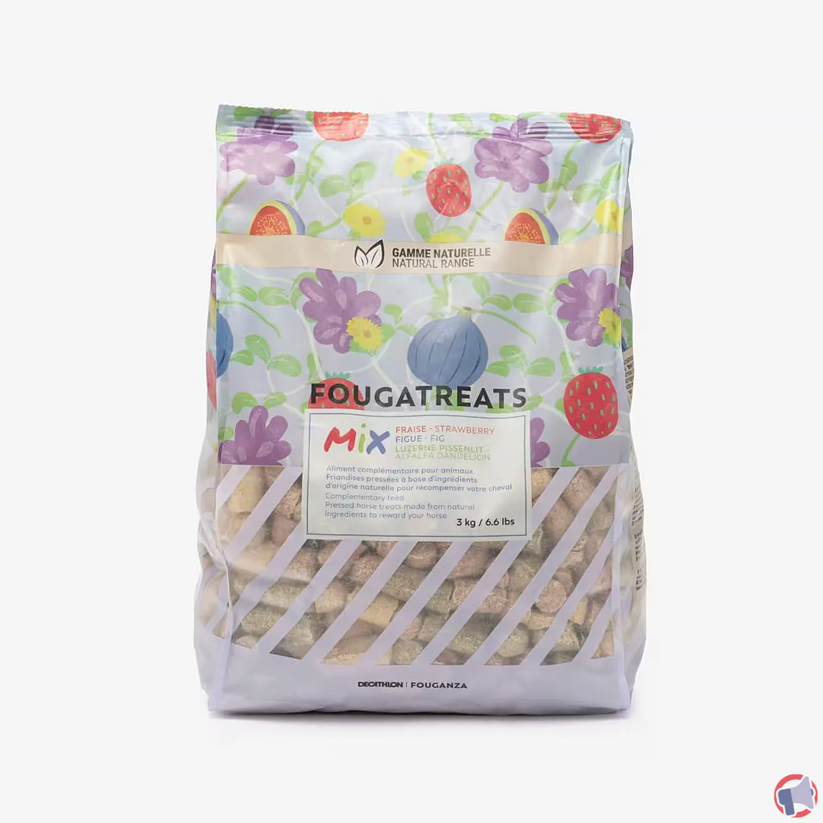 Rappel sécurité pour foudatreat naturelle 3 kg fraise figue pissenlit-luzerne de decathlon / fouganza