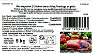 Rappel produit Filet de poulet sans aiguillette, sans peau, sans os Surgelé individuellement Délice & Chefs (photo numéro 2)