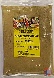Rappel produit Gingembre moulu 100 gr DELICE'IK