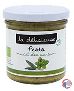 Rappel produit Pesto Ail des ours 135g La Délicieuse