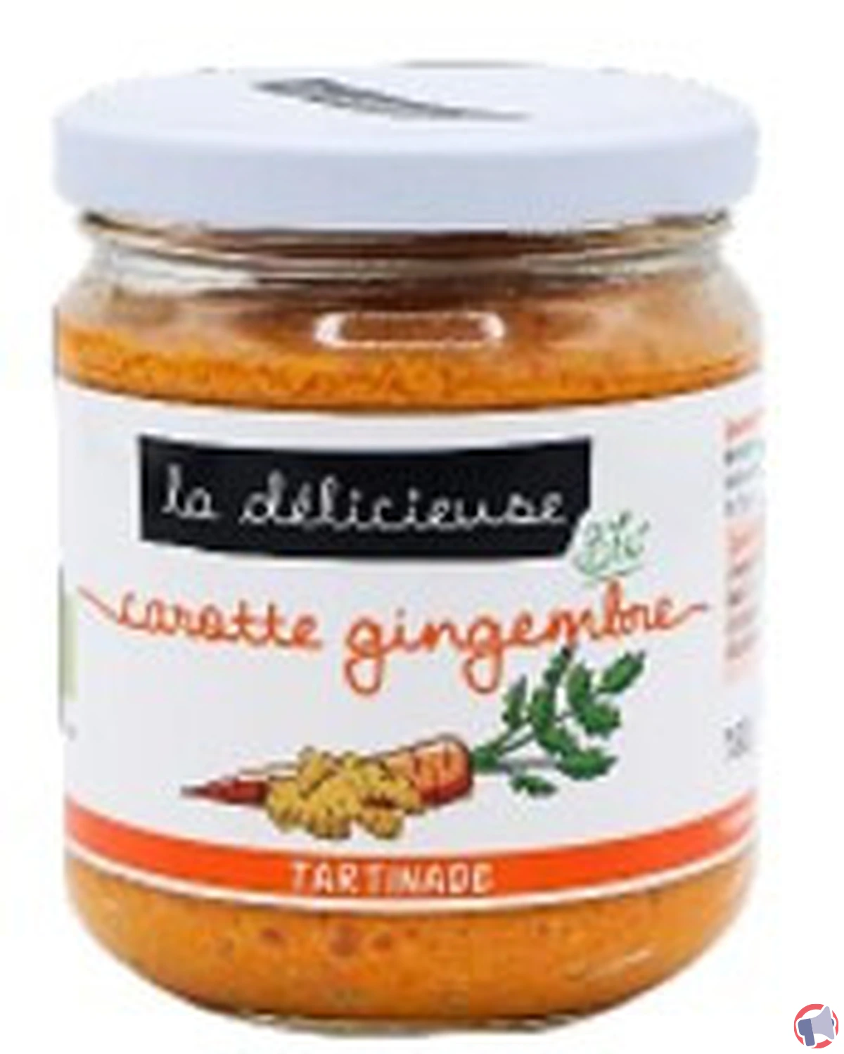 Rappel : délicieuse tartinable carotte gingembre 180 - mise en garde pour les consommateurs