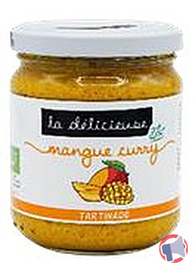 Rappel produit Tartinable Mangue curry 180g La Délicieuse