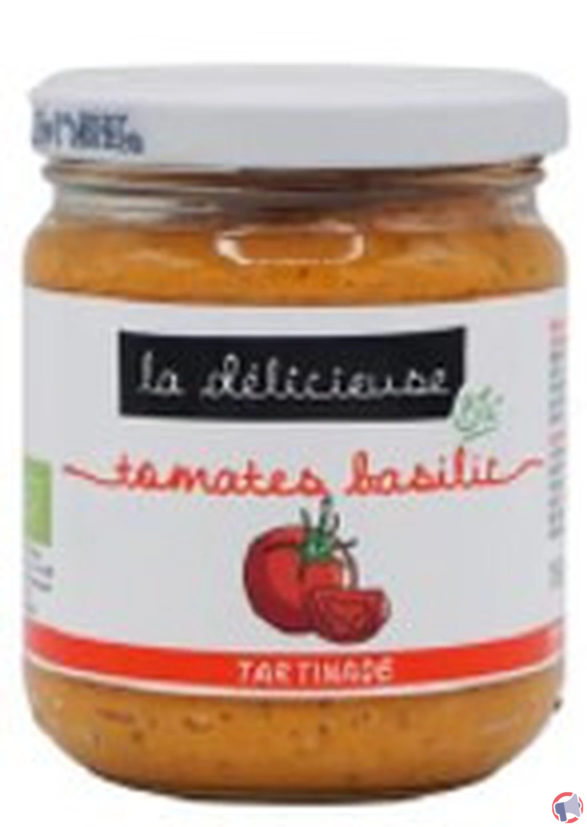 Délicieuse tartinable tomate basilic 180g : rappel important pour la sécurité des consommateurs