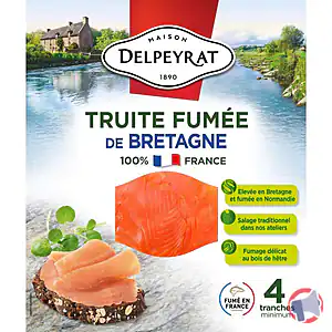 Rappel produit truites et saumons fumés Delpeyrat