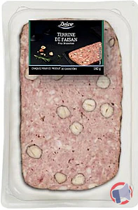 Rappel produit Terrine de faisan aux noisettes DELUXE