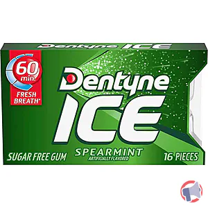 Rappel produit Dentyne ice spearmint Dentyne