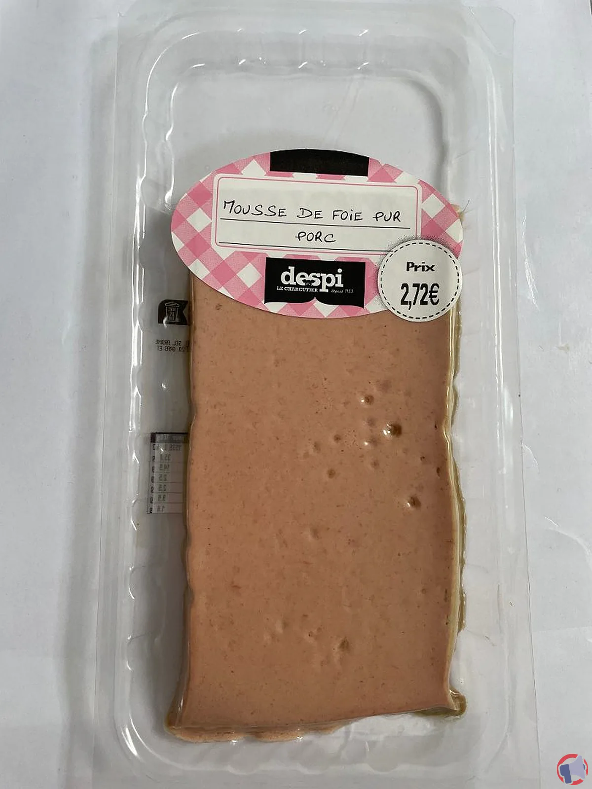 Rappel de mousse de foie pur porc Despi le Charcutier pour risque de listériose