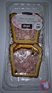 Rappel produit PATE CROUTE DE VOLAILLE FORESTIER DESPI LE CHARCUTIER