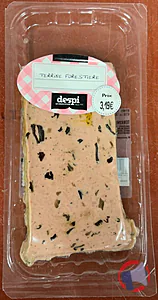 Rappel produit TERRINE FORESTIERE DESPI LE CHARCUTIER
