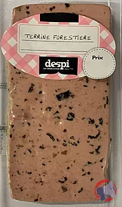 Rappel produit TERRINE FORESTIERE DESPI