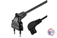 Rappel produit Dexlan CORDON SECTEUR BIPOLAIRE IEC C7 COUDE NOIR 1,8 M