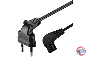 Rappel produit CORDON SECTEUR BIPOLAIRE IEC C7 COUDE NOIR 1,8 M Dexlan