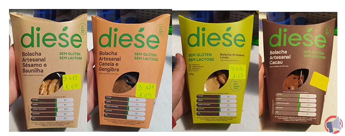 Rappel de biscuits Diese vendus chez NOZ : présence de lactose non déclaré