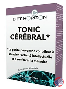 Rappel produit TONIC CEREBRAL 60 Comprimés Diet Horizon