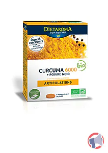 Rappel produit CURCUMA 6000 + poivre noir DIETAROMA
