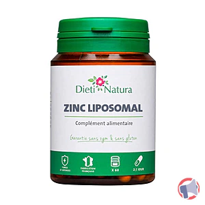 Rappel produit ZINC LIPOSOMAL Dieti Natura