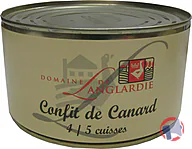 Rappel produit Confit de canard 4 cuisses 1250 grammes Domaine de Langlardie (photo numéro 1)